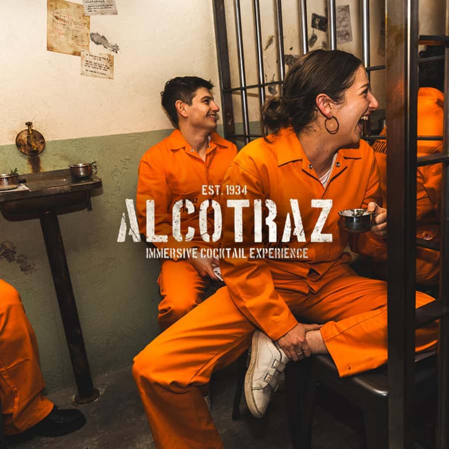 Alcotraz Melbourne: World’s First Prison-Themed Cocktail Bar - Inside the metallic cells