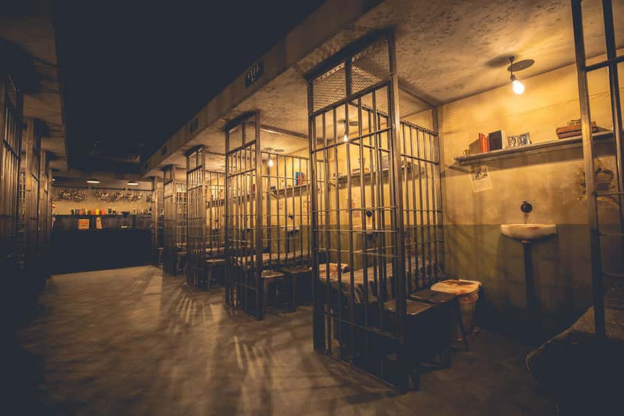 Alcotraz Melbourne: World’s First Prison-Themed Cocktail Bar - Processing, uniforms, and your inmate identity