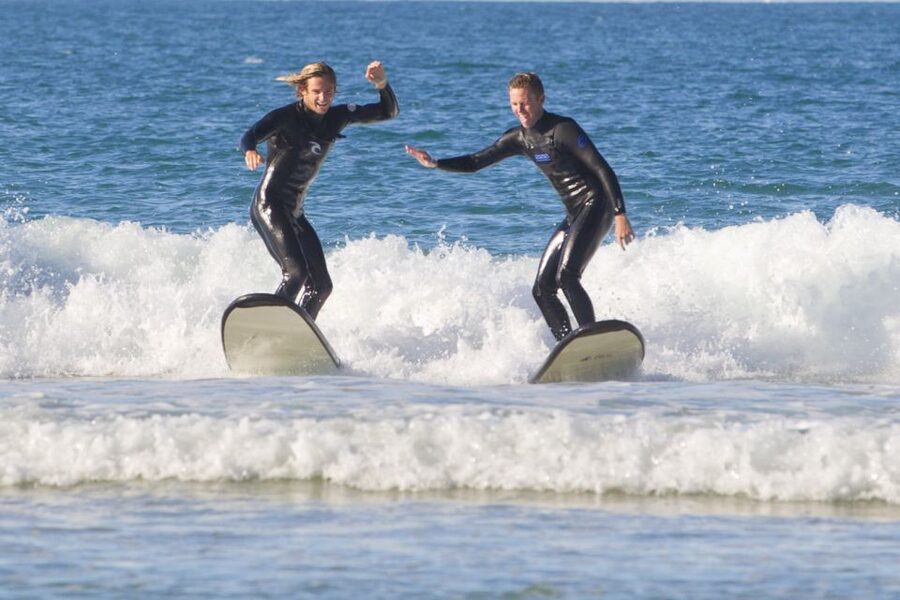 Anglesea: 2 Hour Surf Experience on the Great Ocean Road - Returning to the beach for the pop-up