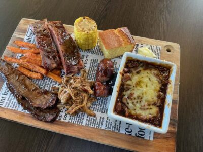 Bellarine Winery: Texas BBQ Platter Lunch with Wine