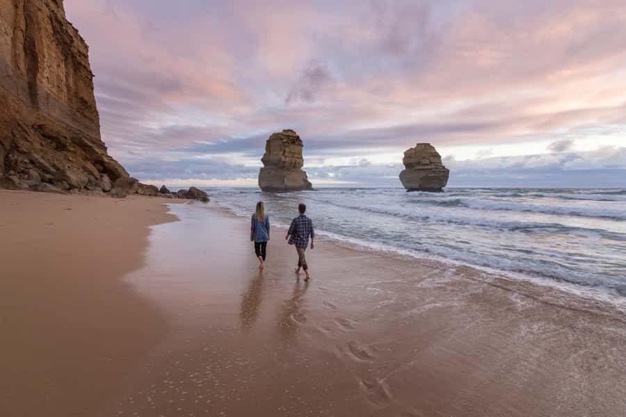 From Melbourne: Great Ocean Road, 12 Apostles & Koalas - Anglesea gives you the first proper break