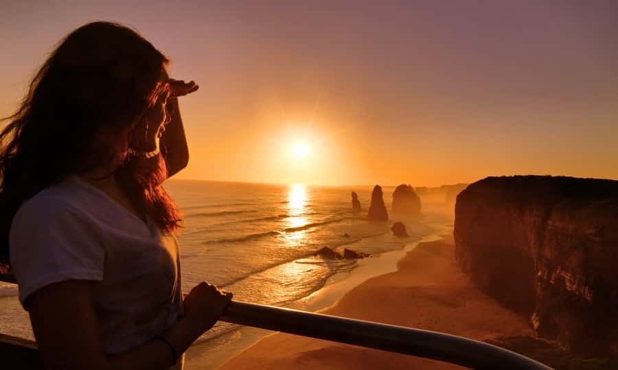 From Melbourne: Great Ocean Road Full-Day Sunset Tour - City Pickup and the Long Ride West