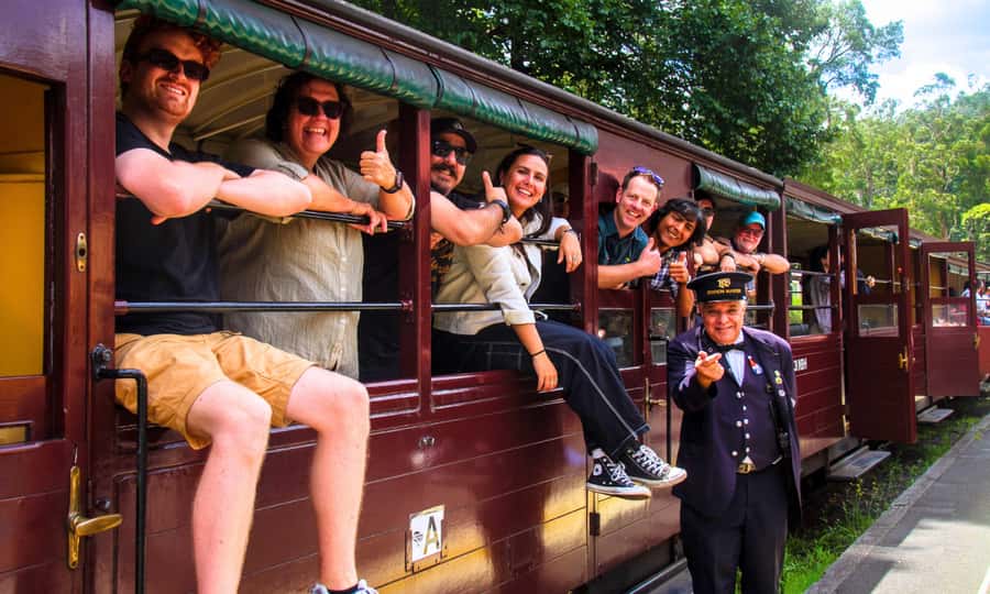 From Melbourne: Puffing Billy & Penguins Combo Tour Package - The Penguin Parade after sunset