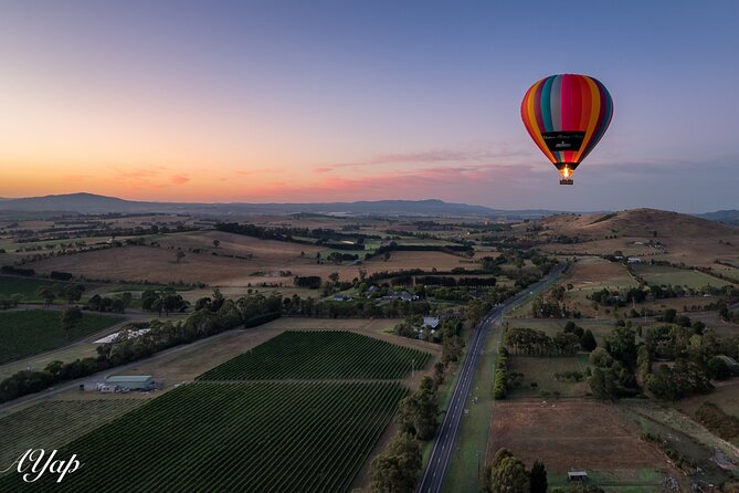 Hot Air Balloon Flight over the Yarra Valley - What happens at Chateau Yering Hotel