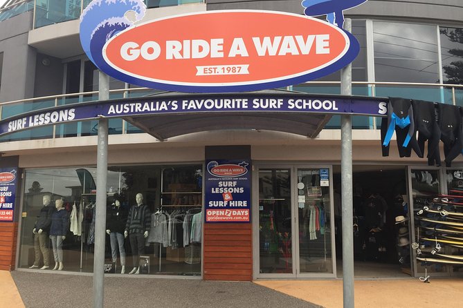 Learn to Surf at Torquay on the Great Ocean Road - Catching your first waves in waist-deep water