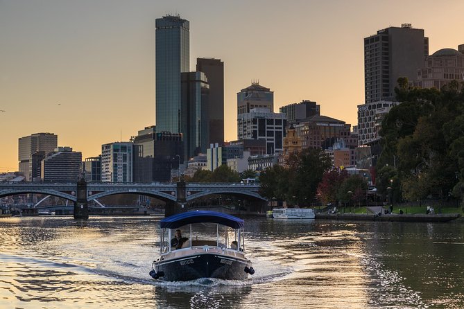 Luxury Private 90min Wine and Cheese Yarra River Cruise - Under Melbourne’s Low Bridges