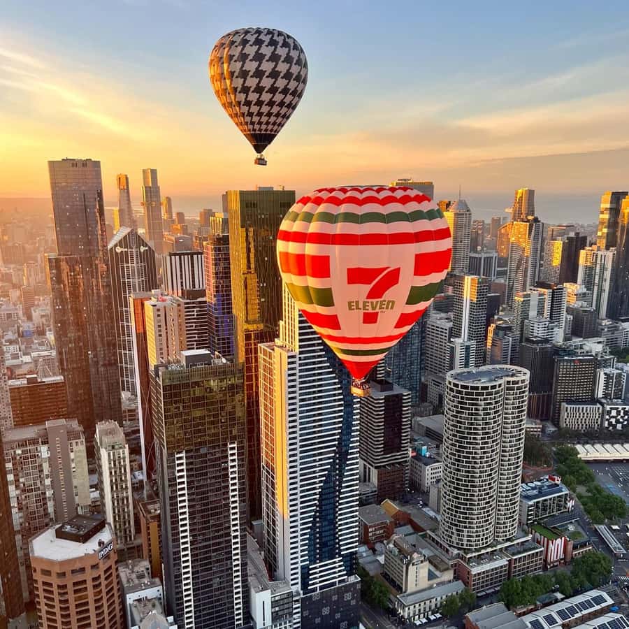 Melbourne: 1-Hour Hot Air Balloon Flight at Sunrise - Helping inflate a giant balloon