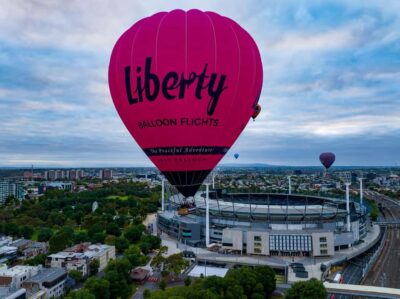 Balloon Flight at Sunrise