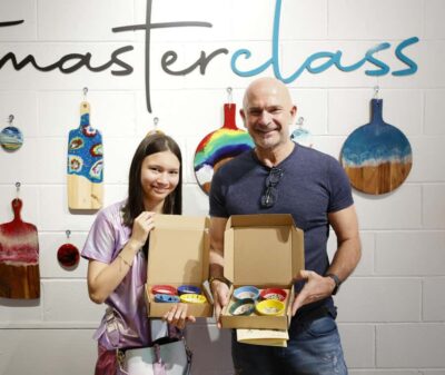 Ceramic Plates & Bowls Paint and Sip Classes