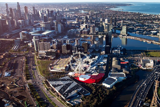 Melbourne City & Brighton Beach Boxes Helicopter Tour - St Kilda, Luna Park, and Port Phillip Bay