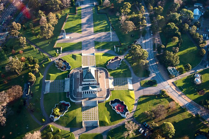 Melbourne City Scenic Helicopter Ride - The Royal Botanic Gardens and Shrine of Remembrance