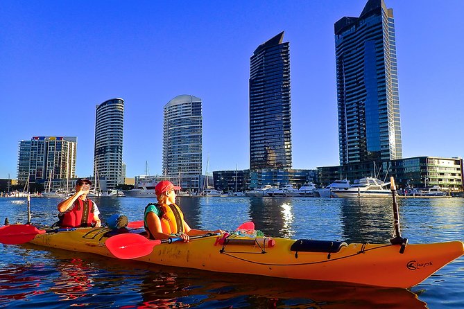 Melbourne City Twilight Kayak Tour - Downstream toward Melbourne’s historic waterfront
