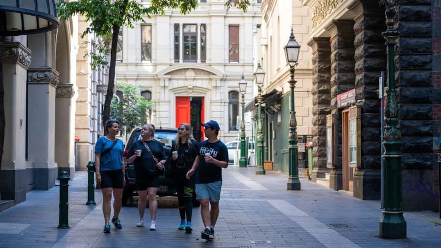 Melbourne: History and Donuts Walking Tour - Grand Collins Street and the Mitre Tavern