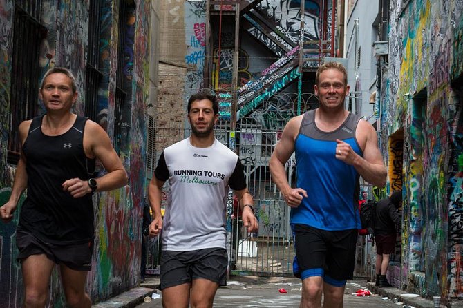 Melbourne Laneways Discovery Running Tour - Street art in Hosier Lane and ACDC Lane
