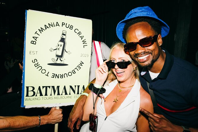 Melbourne Pub Crawl (Batmania Tours) - Starting at Wax Music Lounge on Flinders Street