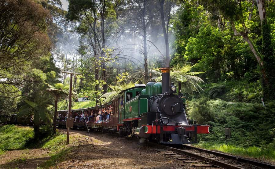 Melbourne: Puffing Billy Railway & Rainforest Tour - Lakeside Station and the one-hour break