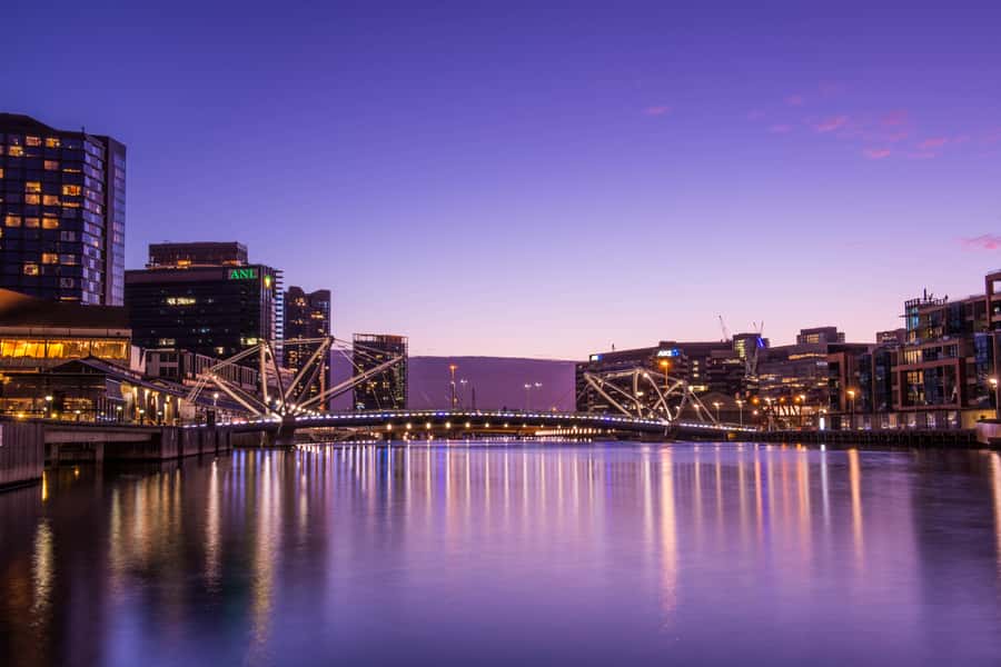 Melbourne Scenic Sunset Cruise with Bar & City Views - Melbourne from the river, not the pavement