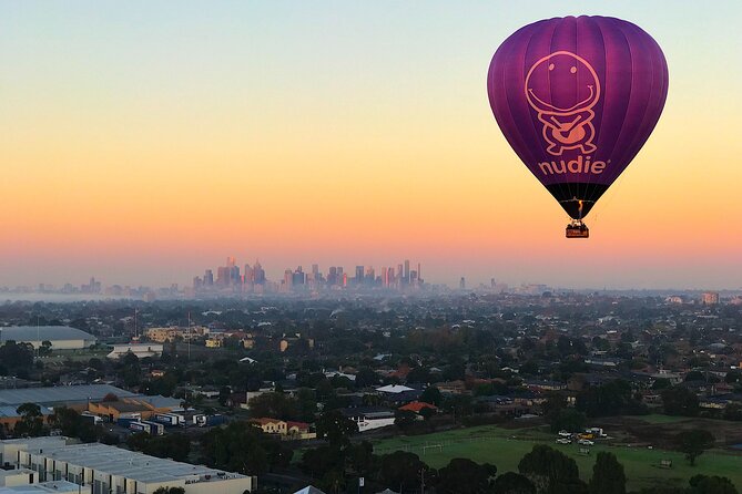 Melbourne sunrise balloon flight only - Weather is part of the bargain