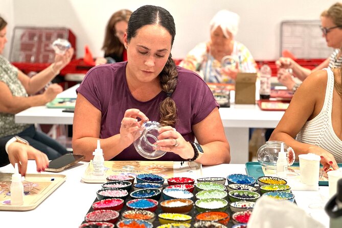 Mosaic Art Classes Melbourne: Turkish Lamp Workshop - Tea, coffee, and Turkish treats during the class