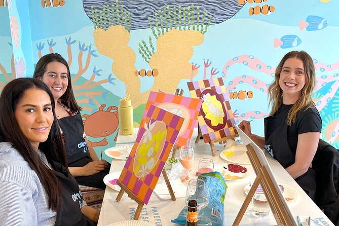 Paint and Sip in Torquay VIC - BYO food and drinks - A creative night on Bell Street in Torquay
