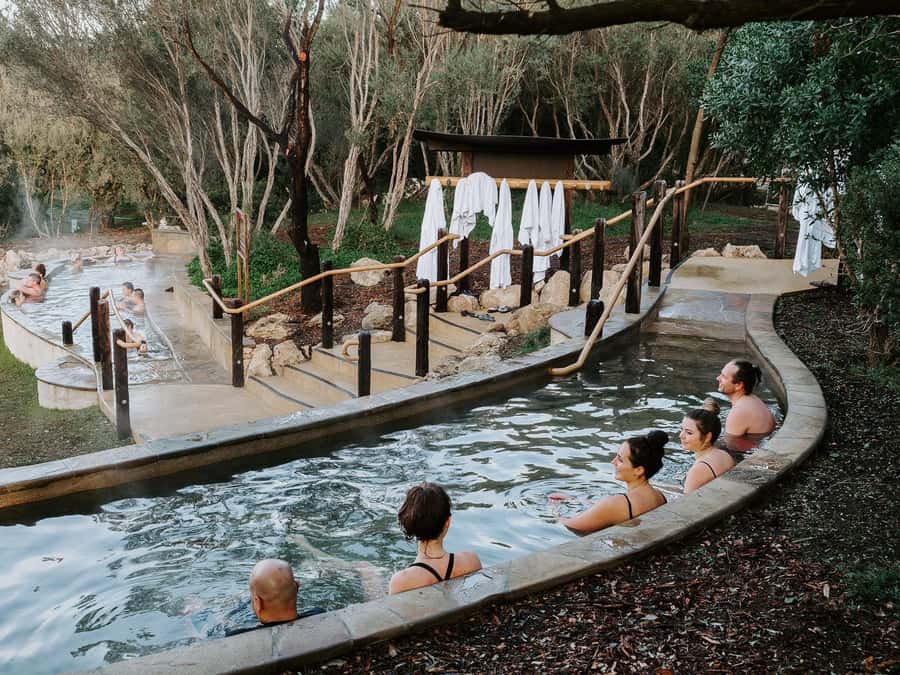 Peninsula Hot Springs: Entry Ticket with Bath House - The family-friendly atmosphere and the question of quiet
