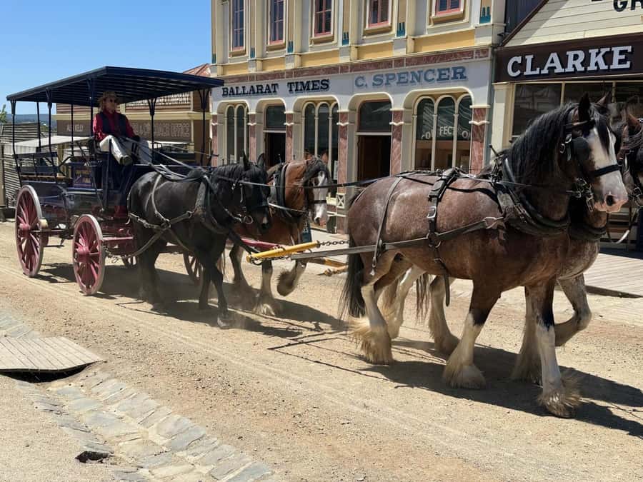 Private Ballarat Sovereign Hill Gold Mine Tours - Fruit, wine, and country views near Bacchus Marsh