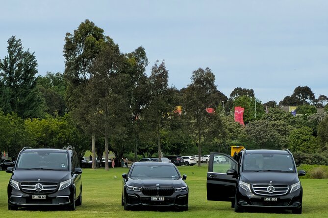 Private Melbourne Airport Transfers To City (Sedan, SUV, or Van) - How the private price works for three people