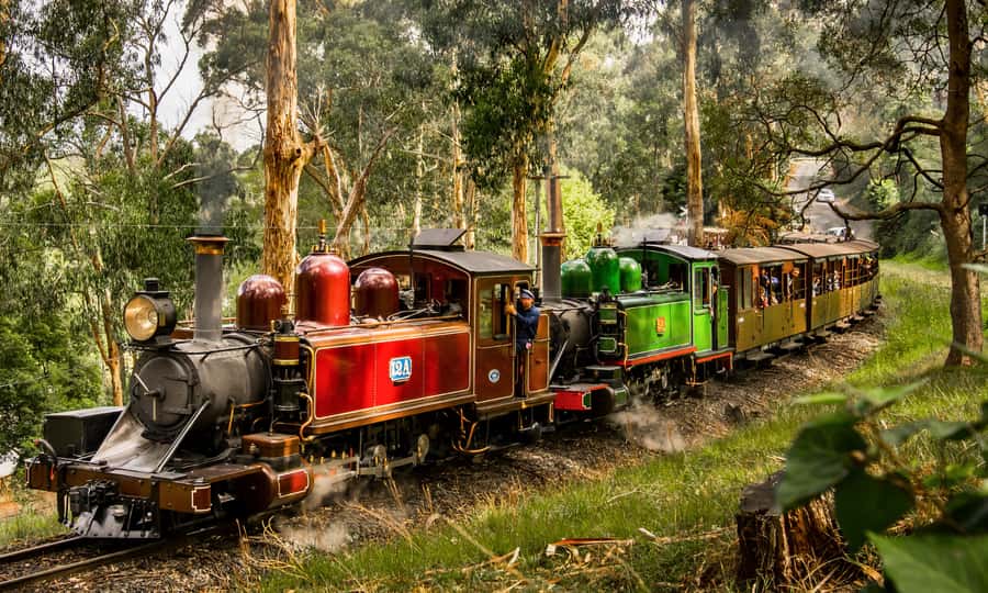 Puffing Billy, Forest Trails & Yarra Valley Discovery Tour - Belgrave Station and the start of the railway journey