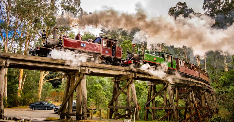 Puffing Billy Railway: Heritage Steam Train Journey - The Volunteers Make the Difference