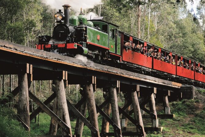 Puffing Billy Train and Phillip Island Penguin Parade Day Tour - Puffing Billy, the open-sided steam train