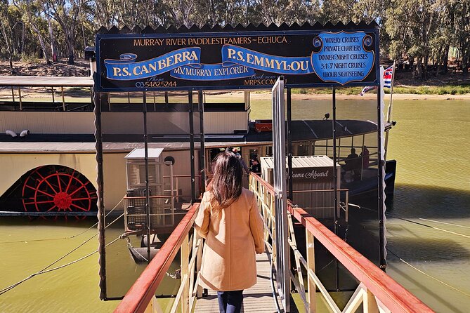 Small-Group Murray River Adventure - Paddle Steamer & Wildlife - Rochester’s painted silos make a quick roadside gallery