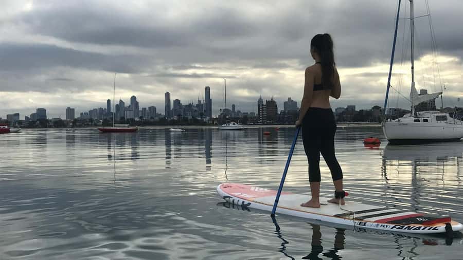 St Kilda: Group Lesson for Stand-Up Paddleboarding - Building the right paddling technique
