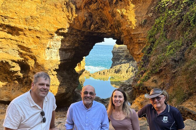 Twelve Apostles Back Roads Gourmet Tour From Melbourne - London Bridge and the changing rock shapes