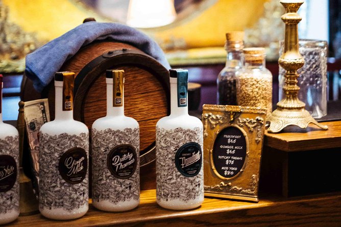 Whisky Bars & Gin Joints: Melbourne Walking Tour - Little Lon Distilling Co. and three gins with cheese