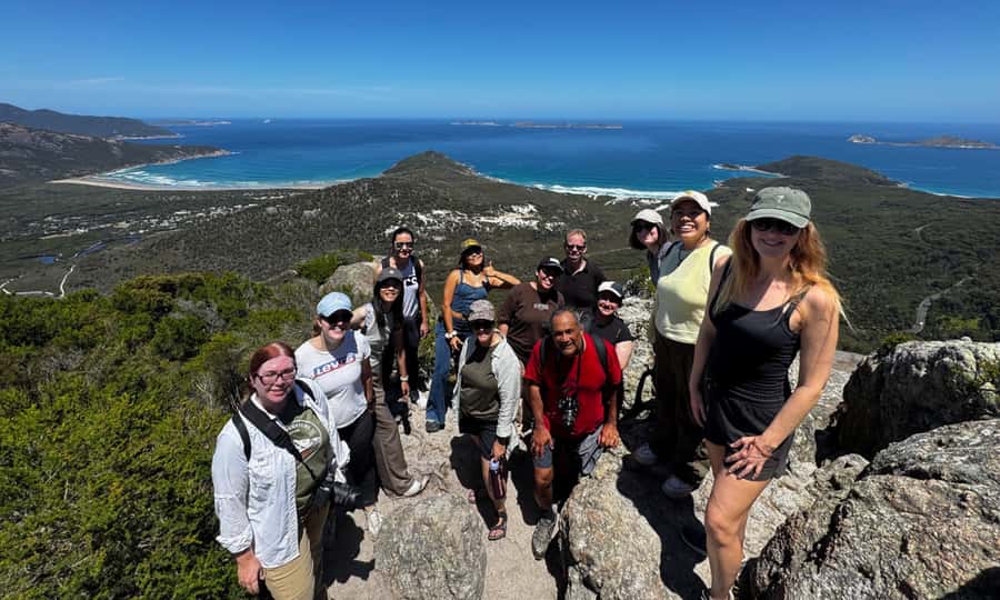 Wilsons Promontory National Park Full-Day Eco Tour - Walking from the coast toward Tidal River