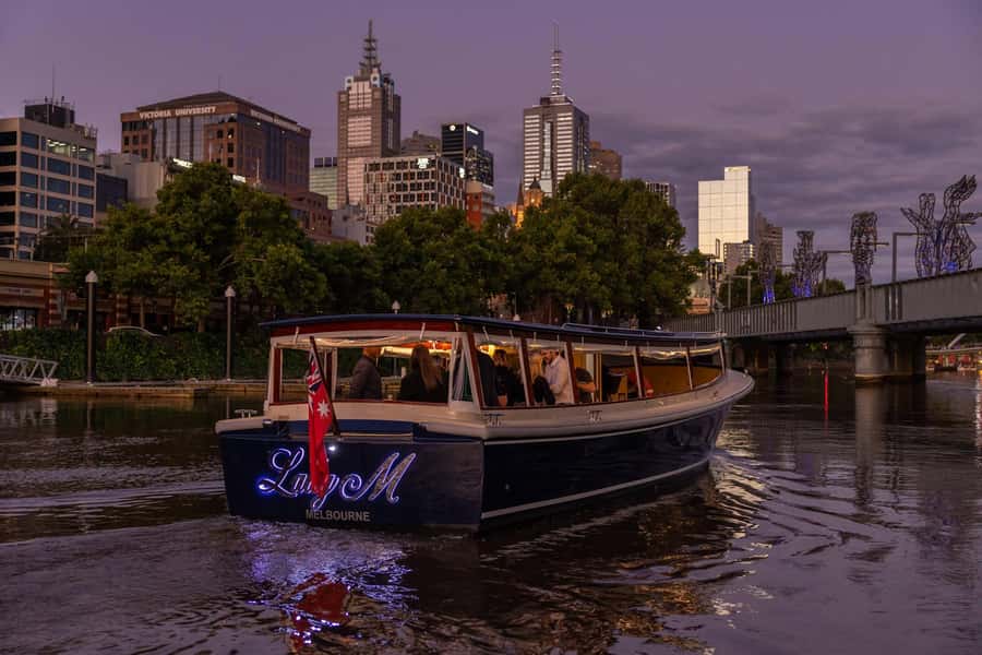 Yarra River: 1.5-Hour Scenic Sunset Public Cruise - Reaching the Arena stadium and turning back