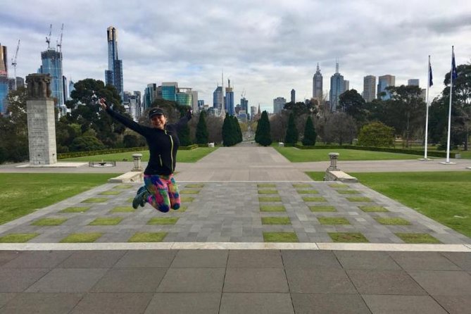 Yarra Sunrise Running Tour - South Wharf ends the run with a useful reward