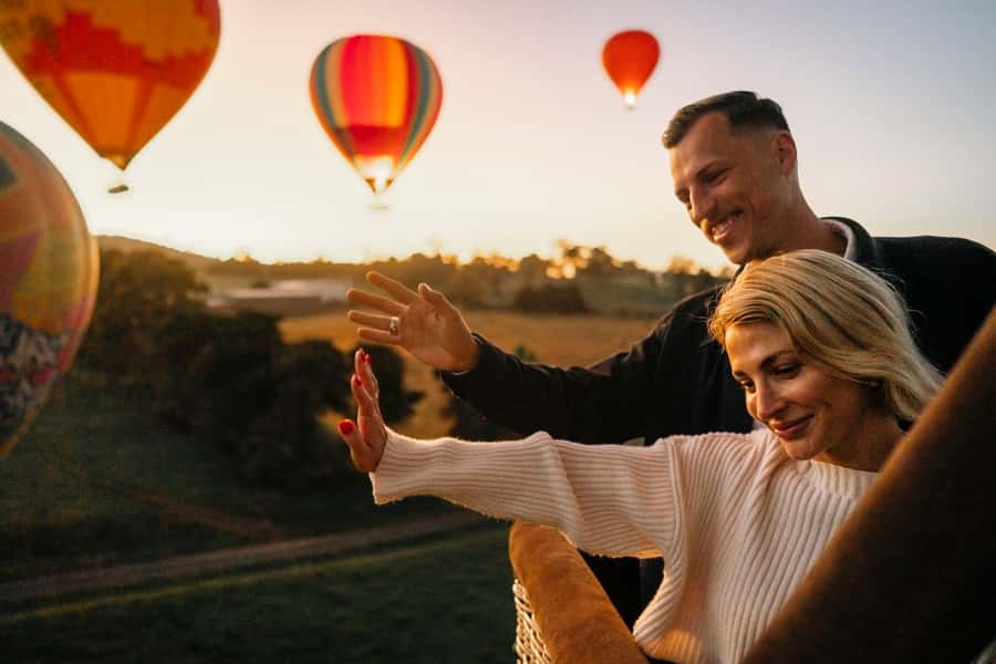 Yarra Valley: Hot Air Balloon with Breakfast & CBD Transfers - Watching the balloon come to life
